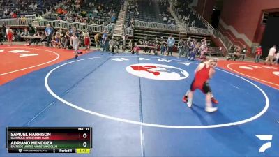 93 lbs 3rd Place Match - Samuel Harrison, Glenrock Wrestling Club vs Adriano Mendoza, Eastside United Wrestling Club