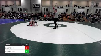 106 lbs Quarterfinal - Lawson Giove, Whitman-Hanson vs Logan Sousa, Mt. Hope