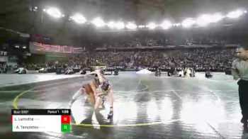 Girls 1B/2B/1A/2A 120 1st Place Match - Ali Templeton, Olympic (Girls) vs Lilyana Lamothe, White River (Girls)