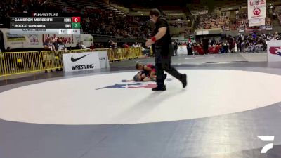 Bantam - 53 lbs Cons. Semis - Rocco Granata, Driller Wrestling Club vs Cameron Meredith, Red Star Wrestling Academy