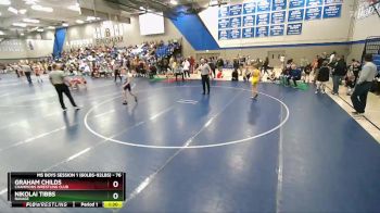 76 lbs Champ. Round 2 - Graham Childs, Champions Wrestling Club vs Nikolai Tibbs, Ravage