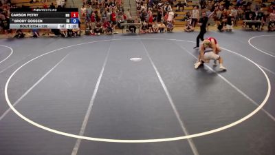 126 lbs Cons. Round 4 - Carson Petry, MN vs Brody Gossen, SD