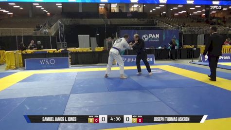 Joseph Thomas Askren vs Samuel James J. Jones 2025 Pan Jiu Jitsu IBJJF Championship