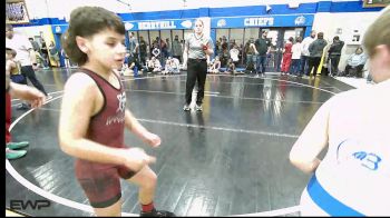 83 lbs Quarterfinal - Dallin Swan, IRONMEN Wrestling Club vs Gabriel Osterhout, Berryhill Wrestling Club