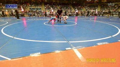 58 lbs Quarterfinal - Graham Dyson, Mat Assassins vs Beckam Velarde, Yorkville Wrestling Club