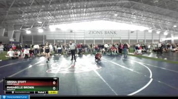 115 lbs Cons. Round 7 - Marabelle Brown, Wasatch vs Arisna Stott, Cedar Valley