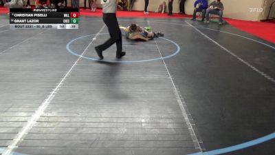 90_B lbs Consi Of 8 #1 - Christian Piselli, Williamsport vs Grant Lazor, Chestnut Ridge