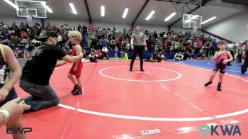 43 lbs Round Of 16 - Deacon Helm, Fort Gibson Youth Wrestling vs Colt Keys, Tahlequah Wrestling Club