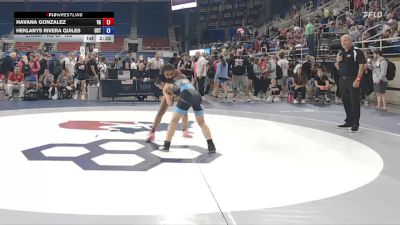 105 lbs Champ. Rd Of 128 - Havana Gonzalez, VA vs Heklanys Rivera Quiles, UST