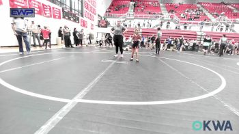 47-51 lbs Rr Rnd 2 - Blakelee Vinson, Weatherford Youth Wrestling vs Evee Wilson, ARDMORE TAKEDOWN CLUB