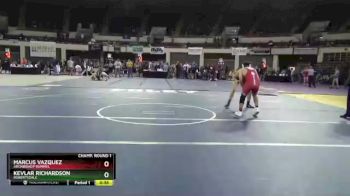 170 lbs Champ. Round 1 - Kevlar Richardson, Robertsdale vs Marcus Vazquez, Archbishop Rummel