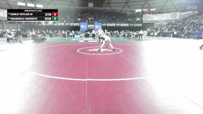 Boys 4A 126 lbs Cons. Round 3 - Earle Taylor III, Bethel vs DeAngelo Negrete, Wenatchee