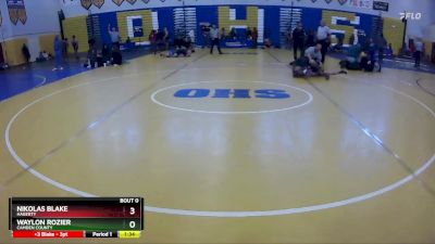 150 Gold Round 4 - Nikolas Blake, Hagerty vs Waylon Rozier, Camden County