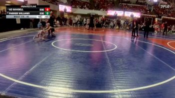 46 lbs Cons. Round 2 - Parker Williams, Bearcats Wrestling Club Helena vs Oz Goodell, Billings Wrestling Club