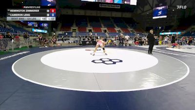 120 lbs 7th Place Match - Remington Zimmerer, CO vs Cameron Leng, OH