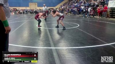 1 - 113 lbs Cons. Round 3 - DaeLo Hall, George Wythe (Wytheville) vs Elijah Rosenfeld, Galax