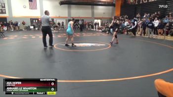 115 lbs Quarterfinal - Ava Hofer, Linn-Mar vs Annabelle Wharton, Cedar Rapids Jefferson