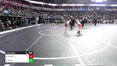 Consolation - Paul Grado, Unaffiliated vs Cole Cox, Panther Youth Wrestling