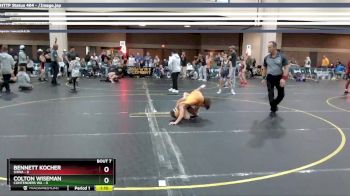 70 lbs Semis & 1st Wrestleback (8 Team) - Bennett Kocher, SHWA vs Colton Wiseman, Contenders WA