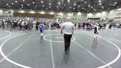 90 lbs Consolation - Weston Shamhart, 1 On 1 Fight Academy vs Tatum Lamborn, Carson Bulldogs