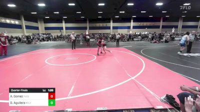 125 lbs Quarterfinal - Andru Gomez, Tucson Cyclones vs Duboa Aguilera, Relentless Academy