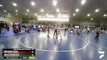 138 lbs Cons. Round 3 - Benjamin White, Rocky Mountain Academy vs Braxton Nielson, Stallions Wrestling Club