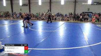 160 lbs Quarterfinal - Danny Zmorowski, Shamrock WC Akron vs Griffin Morris, Hillsboro WC