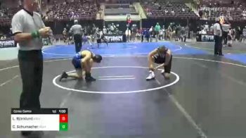 132 lbs Consolation - Logan Bjorklund, Apex vs Cole Schumacher, Bear Claw WC