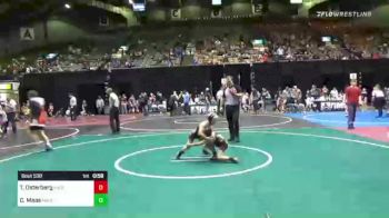 61 lbs Rr Rnd 3 - Trisen Osterberg, Madison vs Cameron Maas, Madison