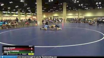 126 lbs Round 1 (8 Team) - William Zaborski, Foxfire vs Nolan Sharp, Beach Boyz