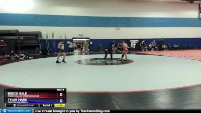 77 lbs 2nd Place Match - Brock Gale, Marsh Valley Wrestling Club vs Tyler Marx, Fighting Squirrels