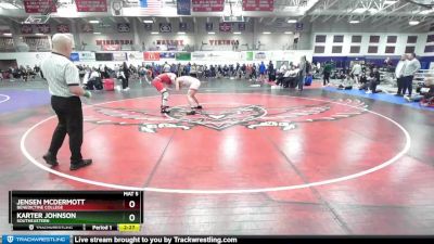 174 lbs Cons. Round 5 - Jensen Mcdermott, Benedictine College vs Karter Johnson, Southeastern