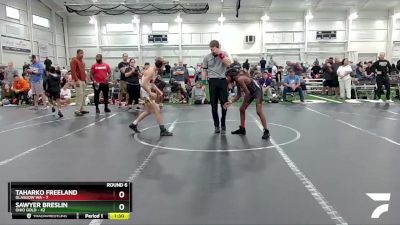 88 lbs Round 6 (8 Team) - Sawyer Breslin, Ohio Gold vs Taharko Freeland, Glasgow WA