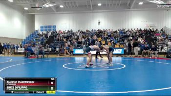 126 lbs Champ. Round 1 - Angelo Maxemchuk, Lewisburg vs Brice DiFilippo, St. Patrick`s High School