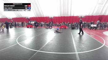 59 lbs Cons. Round 1 - Malaki Henry, La Crosse Area Wrestlers vs Will Holst, Prescott Wrestling Club