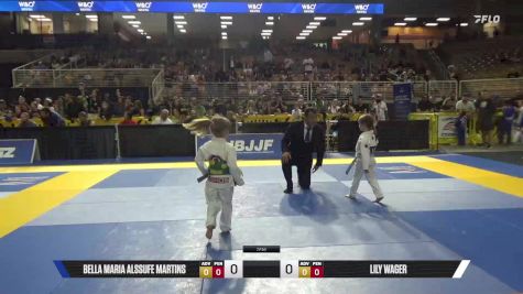 Lily Wager vs Bella Maria Alssufe Martins 2025 Pan Kids Jiu-Jitsu IBJJF Championship