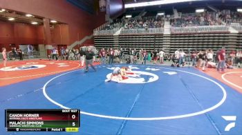 126 lbs 5th Place Match - Tanner Hansen, Green River Grapplers Wrestling vs Cameron Sisneros, Camel Kids Wrestling