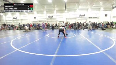 87.8-95.2 lbs Consolation - Hailey Roe, OH vs Lyra Nazelrod, WV