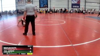 80 lbs Rd# 4- 2:00pm Friday Final Pool - Mac Jamison, Nauman Red vs Braylon Butts, NCWAY National Team