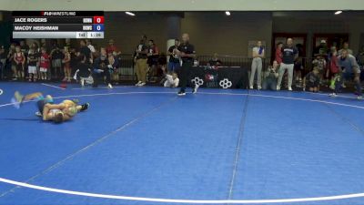 71 lbs 7th Place Match - Jace Rogers, Hit Squad Wrestling Academy vs Macoy Heishman, Big Game Wrestling Club