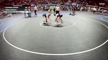 D 1 106 lbs Cons. Round 4 - Jackson Larkins, Airline vs Brock Breaux, Holy Cross