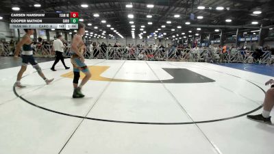 126 lbs Rr Rnd 3 - Carsen Hanshaw, Nebraska Blue - HSB vs Cooper Mathon, Carolina Mat Mavericks - HSB