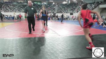 105 lbs Quarterfinal - Na`Leaha Hill, Duncan Lady Demons vs Paityn McCann, Lady Outlaw Wrestling Academy
