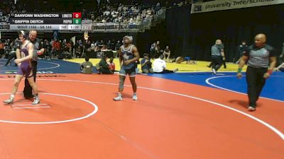5A 144 lbs Quarterfinal - Griffin Deitch, Comal Pieper vs Dahvonn Washington, Frisco Lone Star