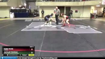 152 lbs Champ. Round 2 - Natalie Maceau, Milwaukee Ronald Reagan vs Kara Kuge, Lomira