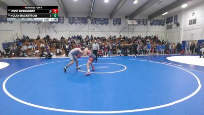 169 lbs Champ. Round 1 - Jesse Hernandez, Justin Garza vs Nolan Backstrom, Independence (Bakersfield)