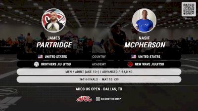 James Partridge vs Nasif McPherson 2024 ADCC Dallas Open at the USA Fit Games