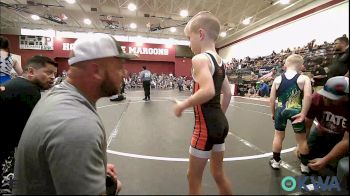 49 lbs Round Of 16 - Case Combs, Cowboy Wrestling Club vs Harrison Moser, Blackwell Wrestling Club
