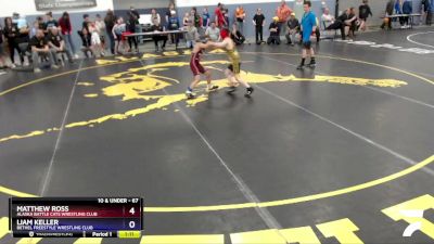 67 lbs Final - Liam Keller, Bethel Freestyle Wrestling Club vs Matthew Ross, Alaska Battle Cats Wrestling Club