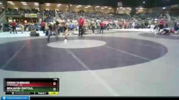 170 lbs Finals (8 Team) - Benjamin Rintoul, 5A Scappoose vs Orinn Hubbard, 5A Redmond